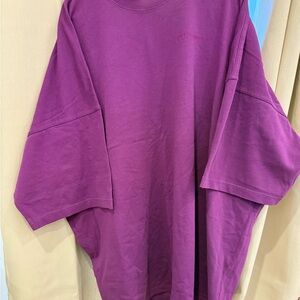 Balenciaga Oversized Purple T-Shirt